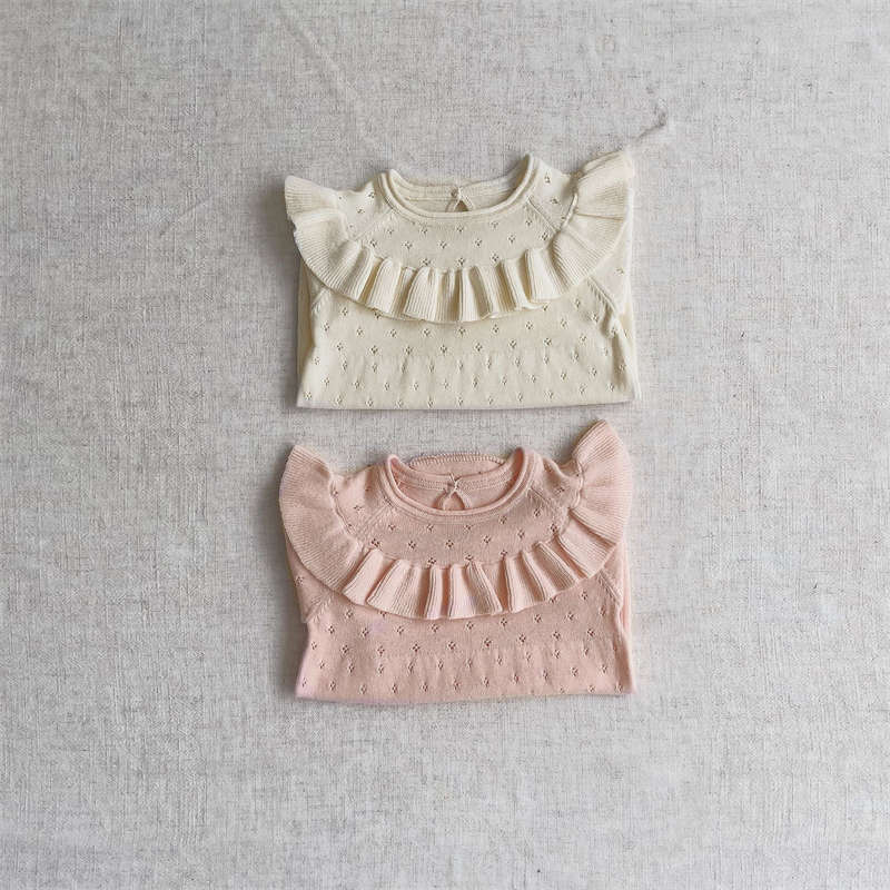 Baby Knitted Sweater Short Sleeve Romper