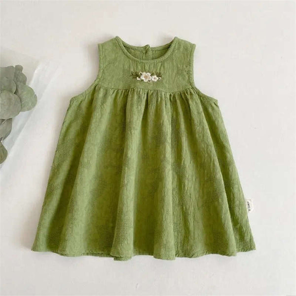 Girls Embroidered Sundress