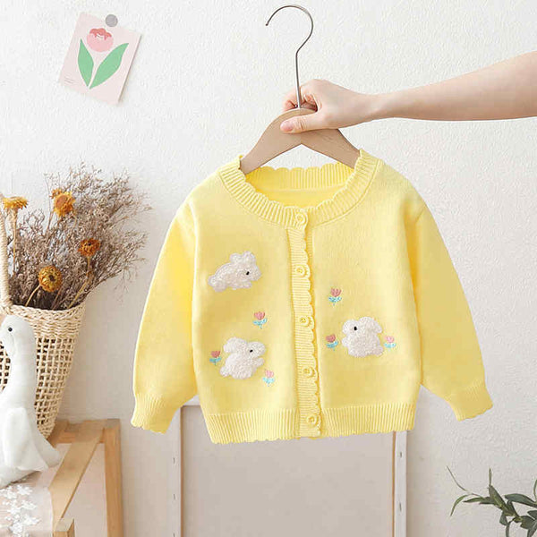 Bunny Cartoon Girls Sweater