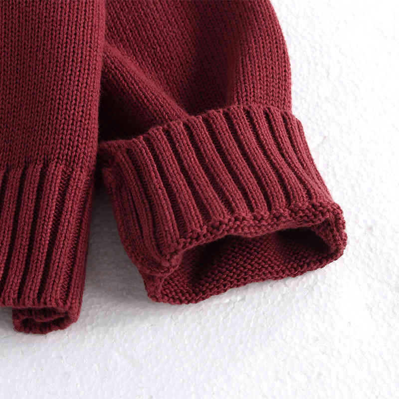 Red Bow Children's Sweater