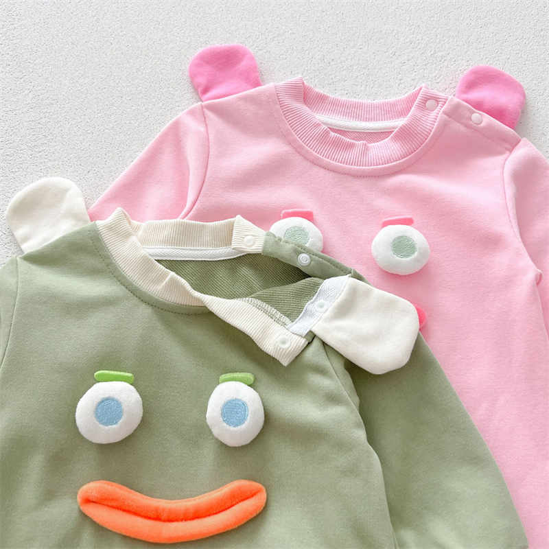 Big Mouth Cartoon Baby Onesie