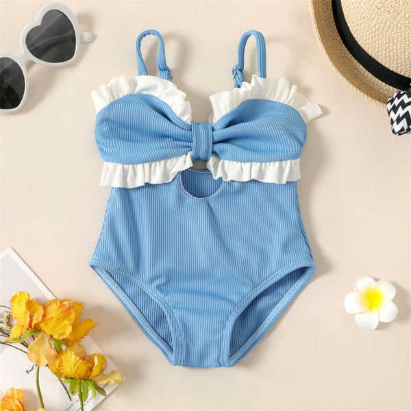 Baby One Piece Blue Swimsuit