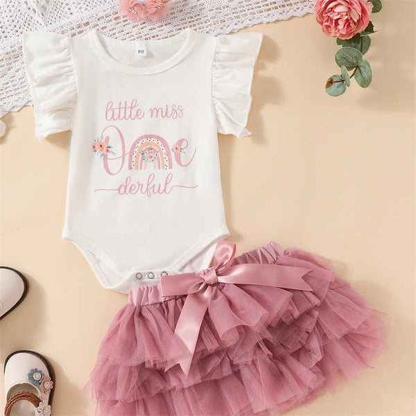 Baby Girls' Birthday Costume Set