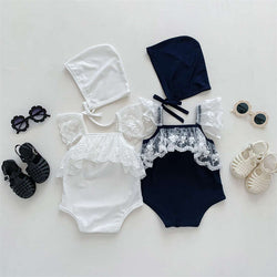 Baby Lace Simple All-match Swimsuit