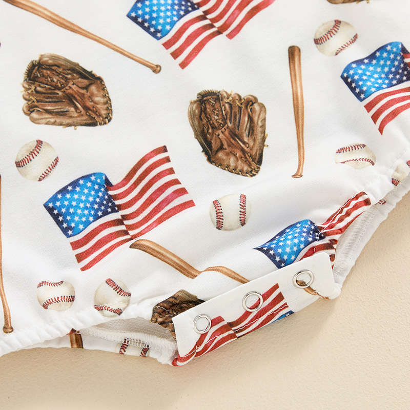 Independence Day Baseball Bodysuit