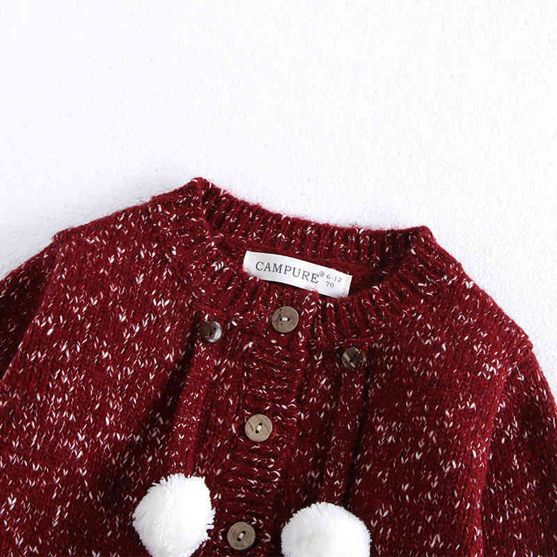 Knitted Sweater Red Christmas Snowflake Sweater