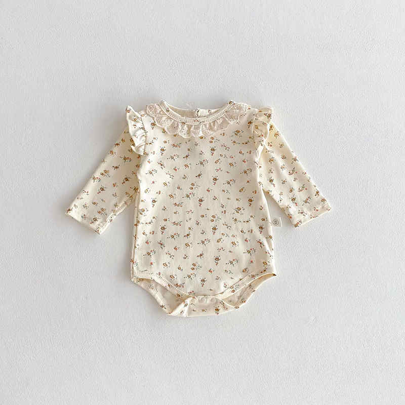 Baby Floral Long-sleeved Romper