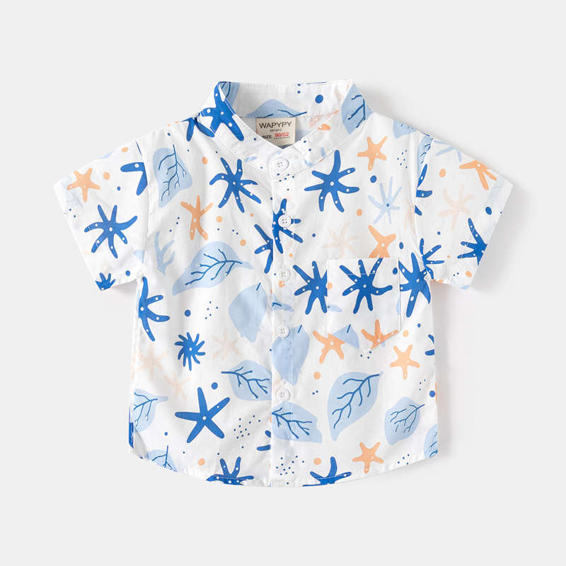 Boys' Seaside Style Shirt