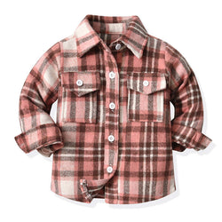 Kids Shirt-Plaid Outwear