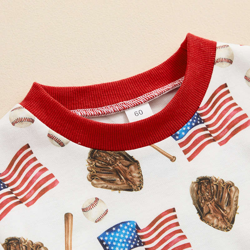 Independence Day Baseball Bodysuit