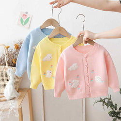 Bunny Cartoon Girls Sweater