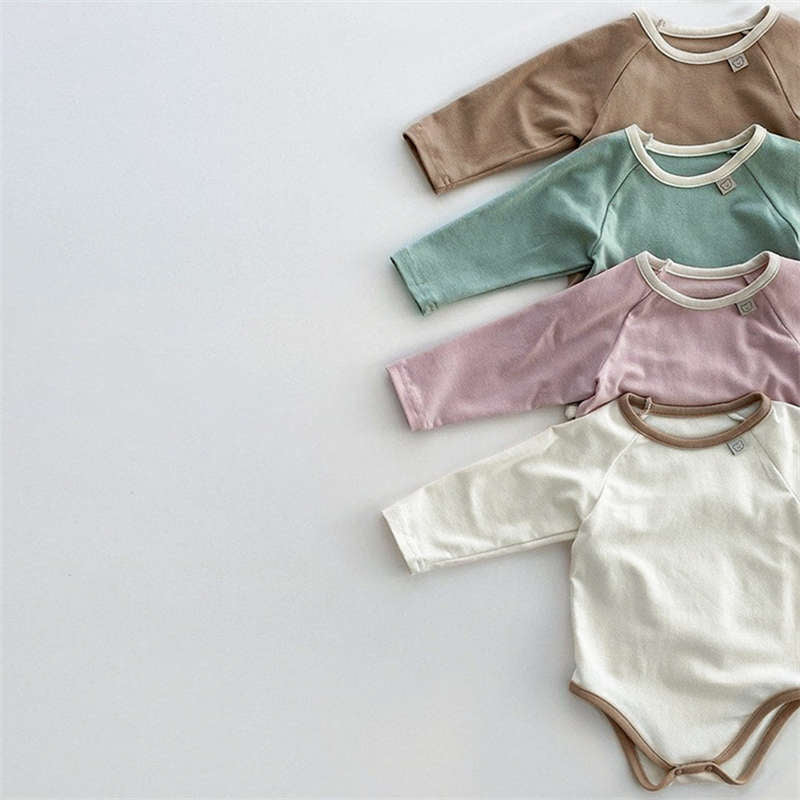 Solid Color Baby Bear Onesie Romper