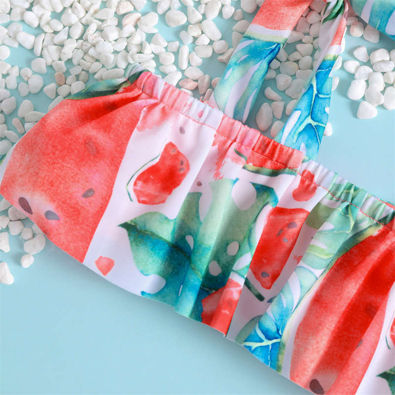 Children's Watermelon Swimsuit Two-Piece Set