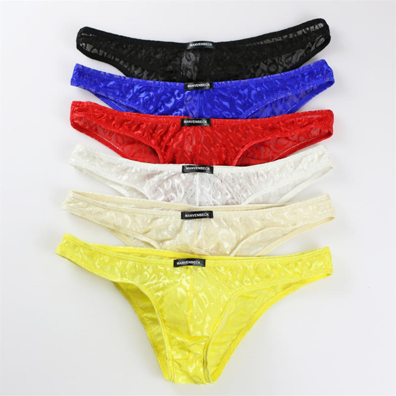 Men's Lace Thong Sex Panties Sexy Panties Transparent Men's T Pants  Underwear Briefs Athletic Stretch Underwear : : Clothing, Shoes 