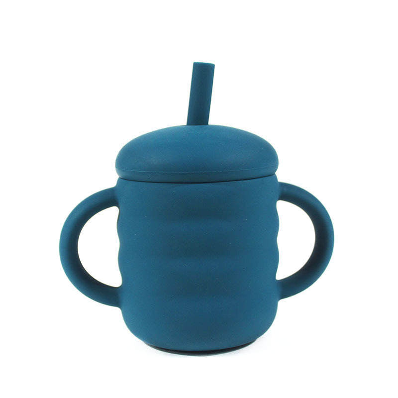 New Corrugated Baby Silicone Water Cup