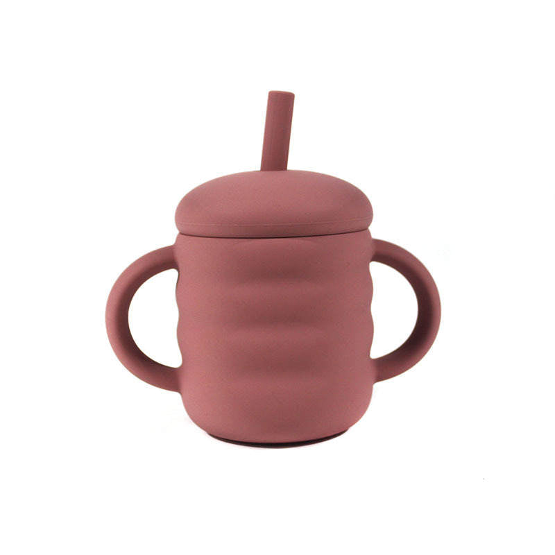 New Corrugated Baby Silicone Water Cup