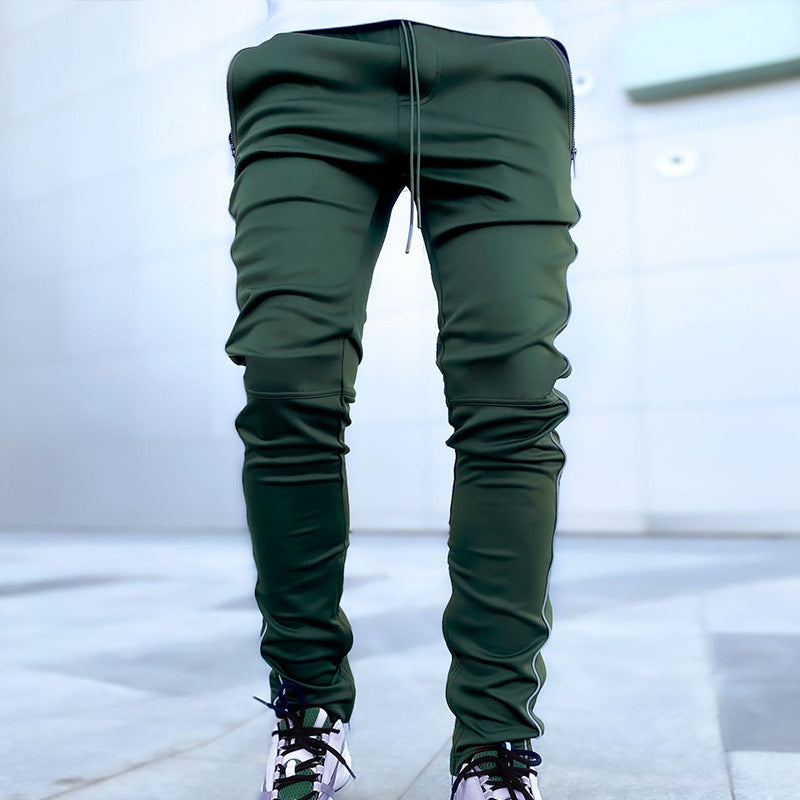 Spring and Summer Men's Casual Street Slim Straight Sweatpants