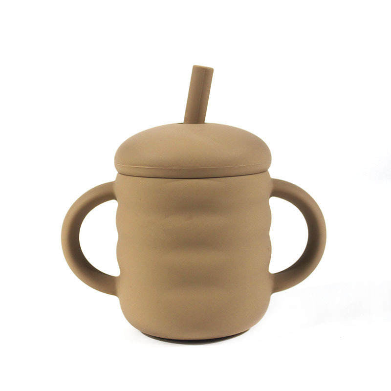 New Corrugated Baby Silicone Water Cup