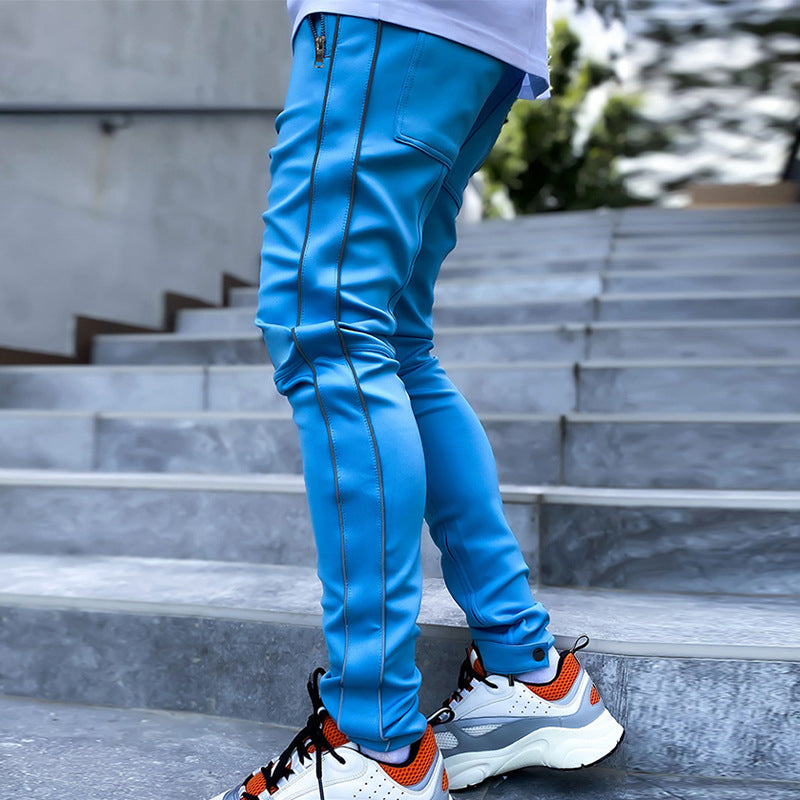 Spring and Summer Men's Casual Street Slim Straight Sweatpants