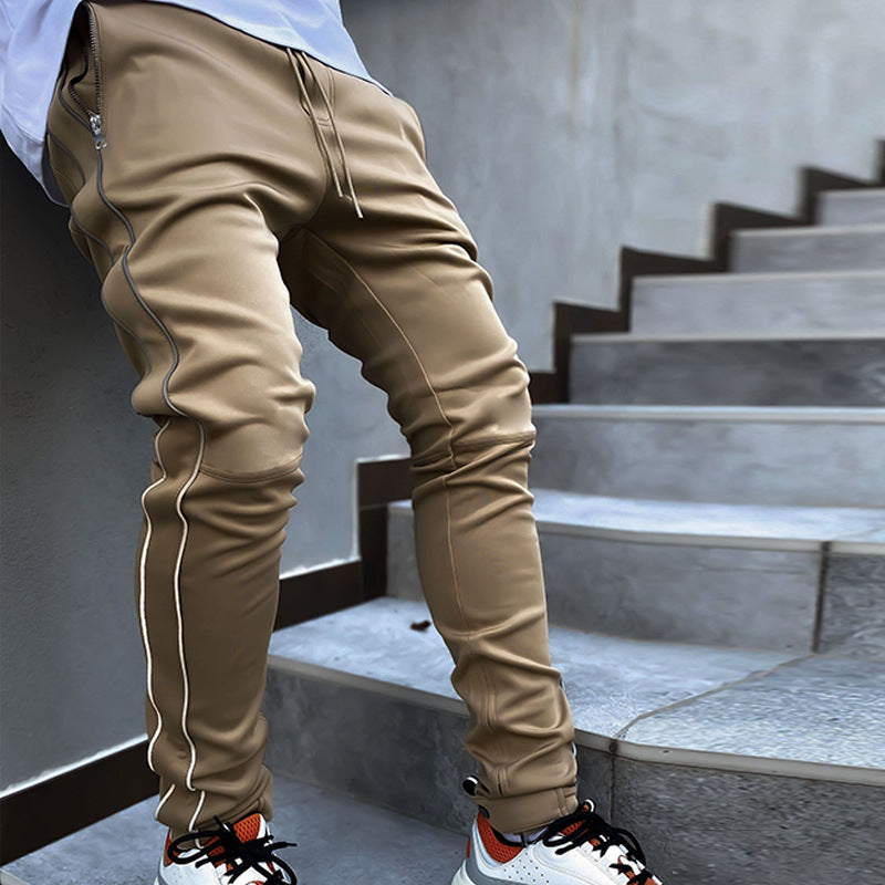 Spring and Summer Men's Casual Street Slim Straight Sweatpants