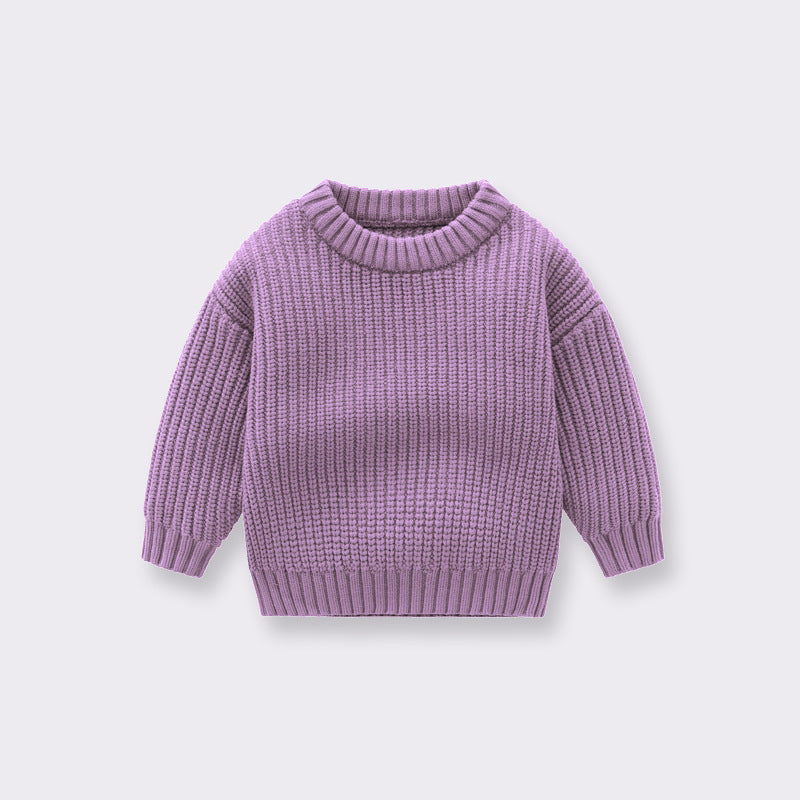 Baby Sweater Knitted Sweater Children's Pullover