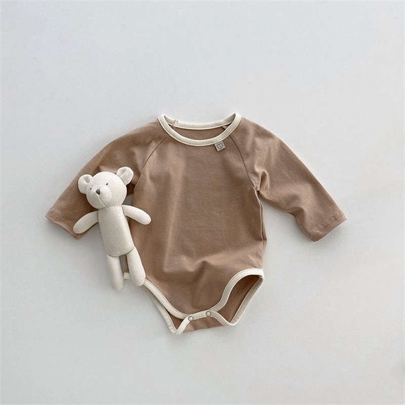 Solid Color Baby Bear Onesie Romper