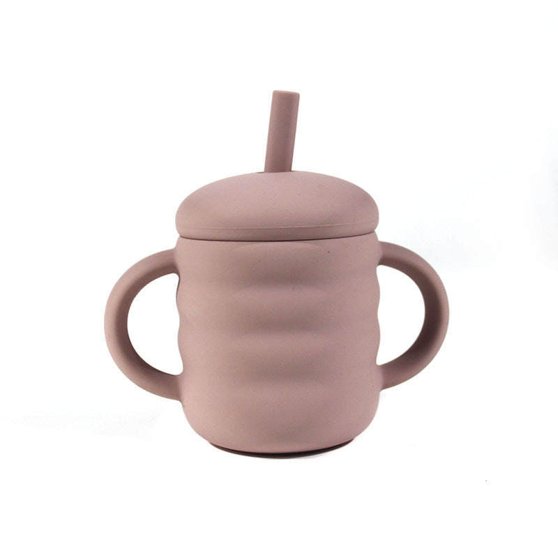 New Corrugated Baby Silicone Water Cup