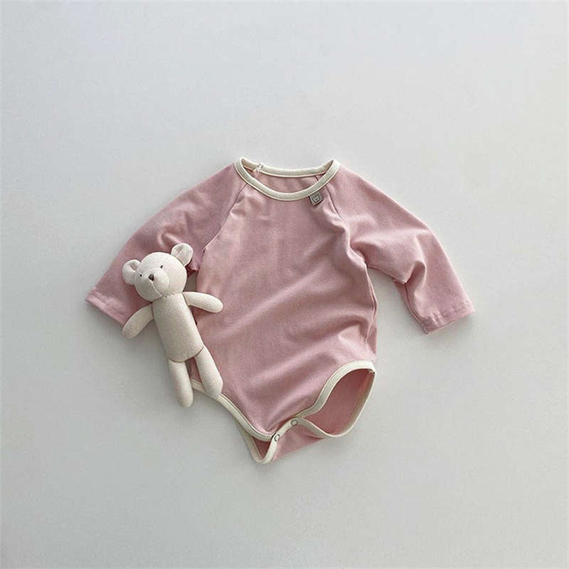 Solid Color Baby Bear Onesie Romper