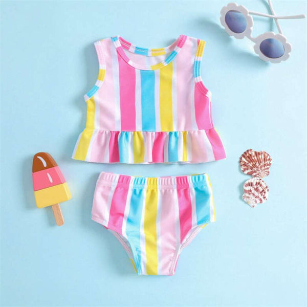 Sunflower Kids Swimsuit Two Piece Set