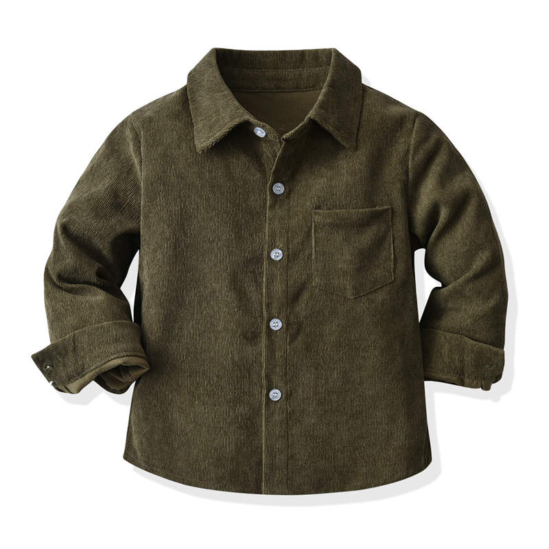 Boys' Baby Corduroy Casual Shirt Jacket