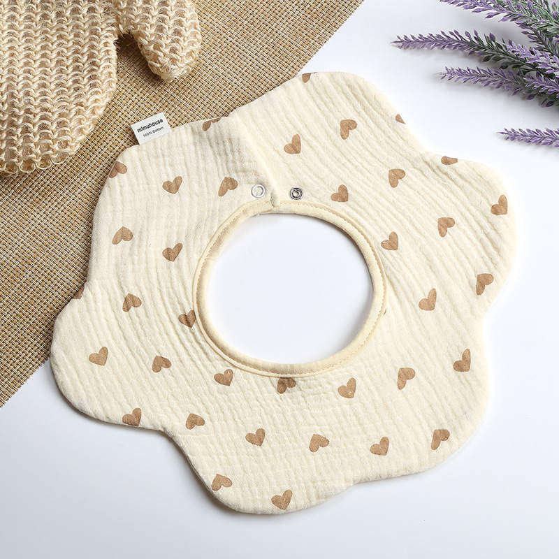 Baby's Drool Pocket Pure Cotton Bib