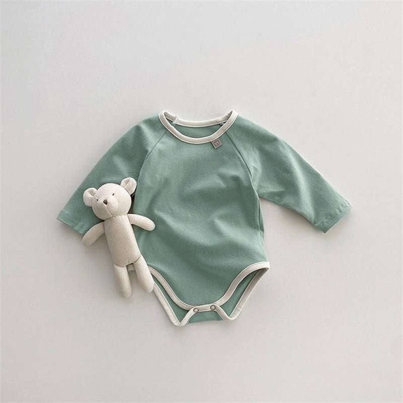 Solid Color Baby Bear Onesie Romper