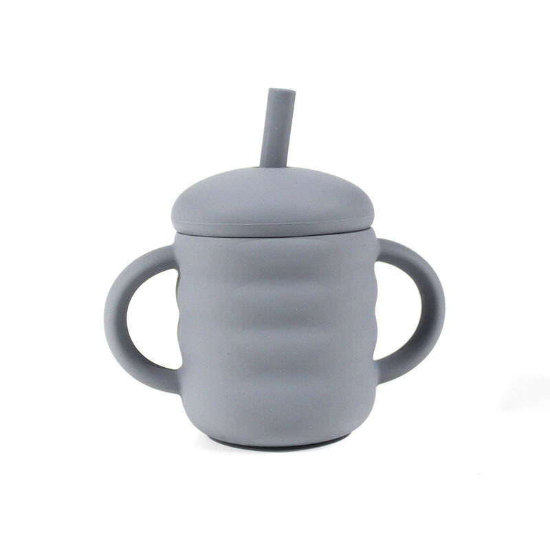 New Corrugated Baby Silicone Water Cup