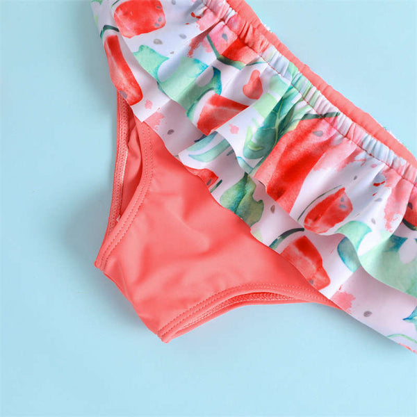 Children's Watermelon Swimsuit Two-Piece Set